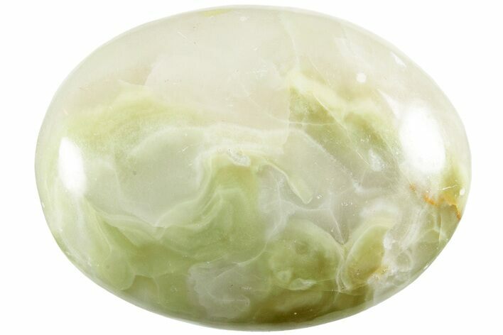 Polished, Green (Jade) Onyx Palm Stone - Afghanistan #223968